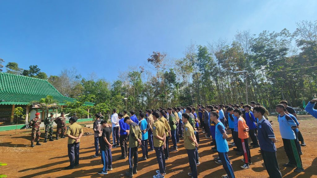 pelatihan kokam sragen dengan koramil ngargoyoso